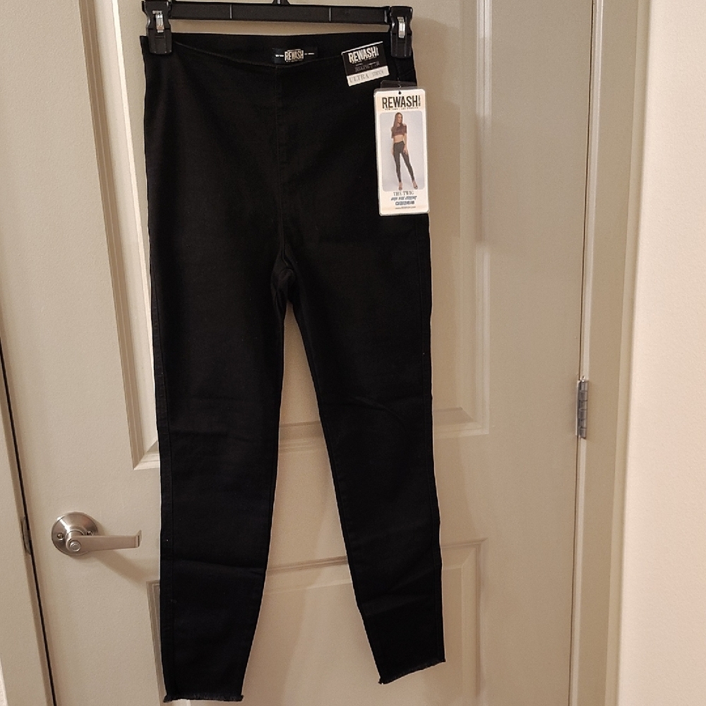 Rewash Classic Black Denim Pants